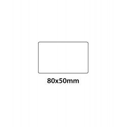 Etichetta in PVC Trasparente 80x50