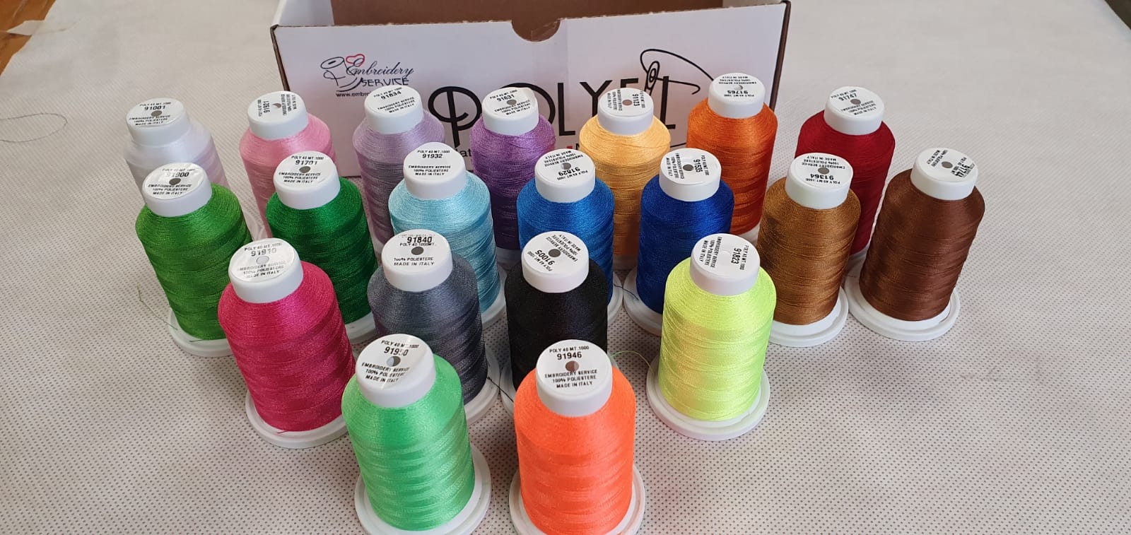 Kit 20 rocchetti colori assortiti