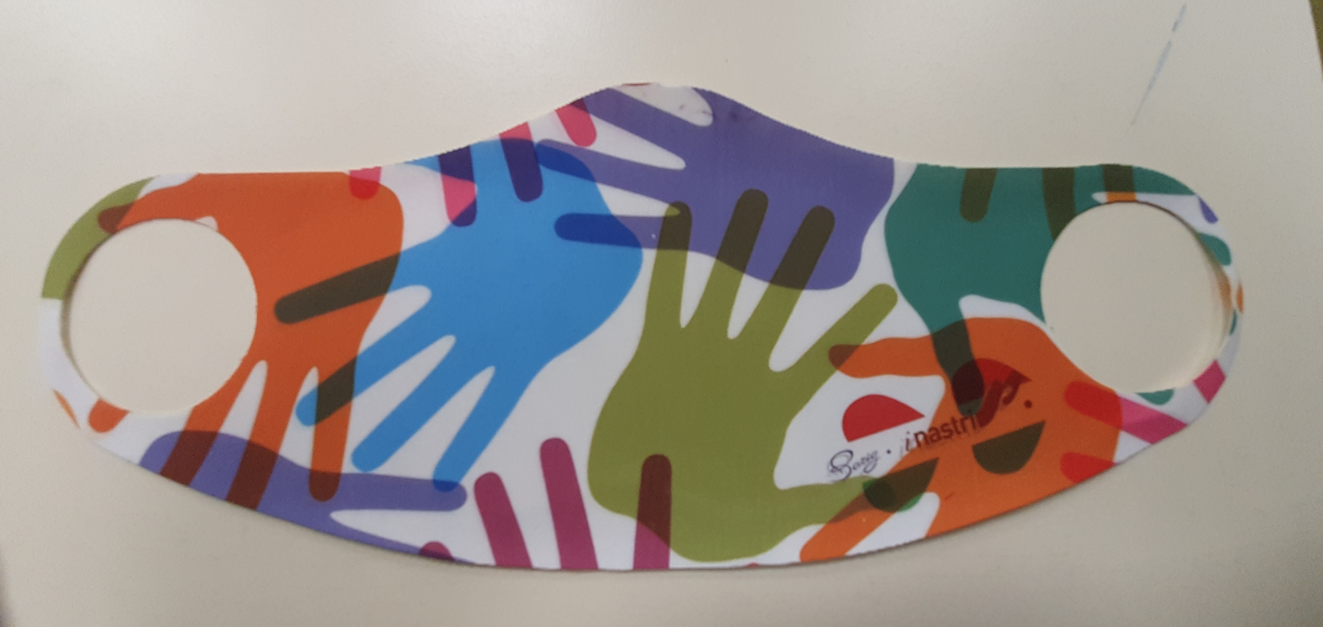Mascherina Full Print Elastica Taglia M