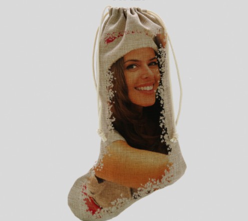 Calza della Befana in Juta h.50 cm. (Lavabile)