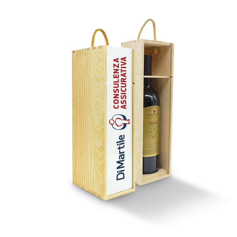 Scatola Box Portabottiglie in Legno Per Sublimazione