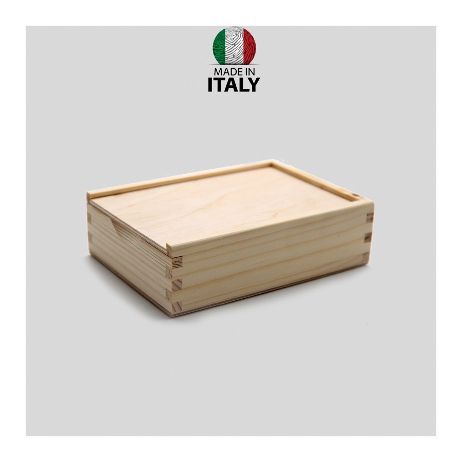 Scatola in Legno 17,5x12,5 h.5 cm