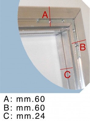Telaio Alluminio Profilo 6