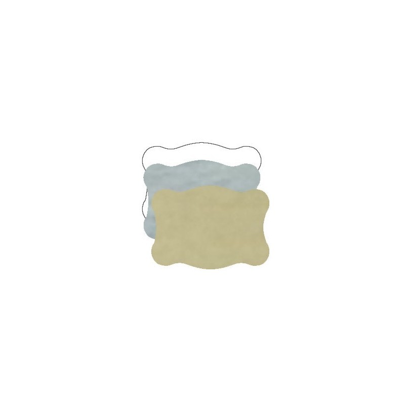 Etichetta Nuvola - 35x25mm